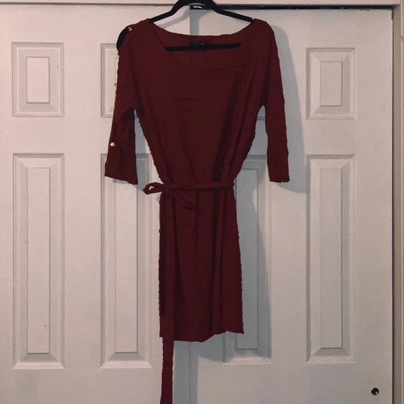 Guess Red Belted Dress - Picture 1 of 3